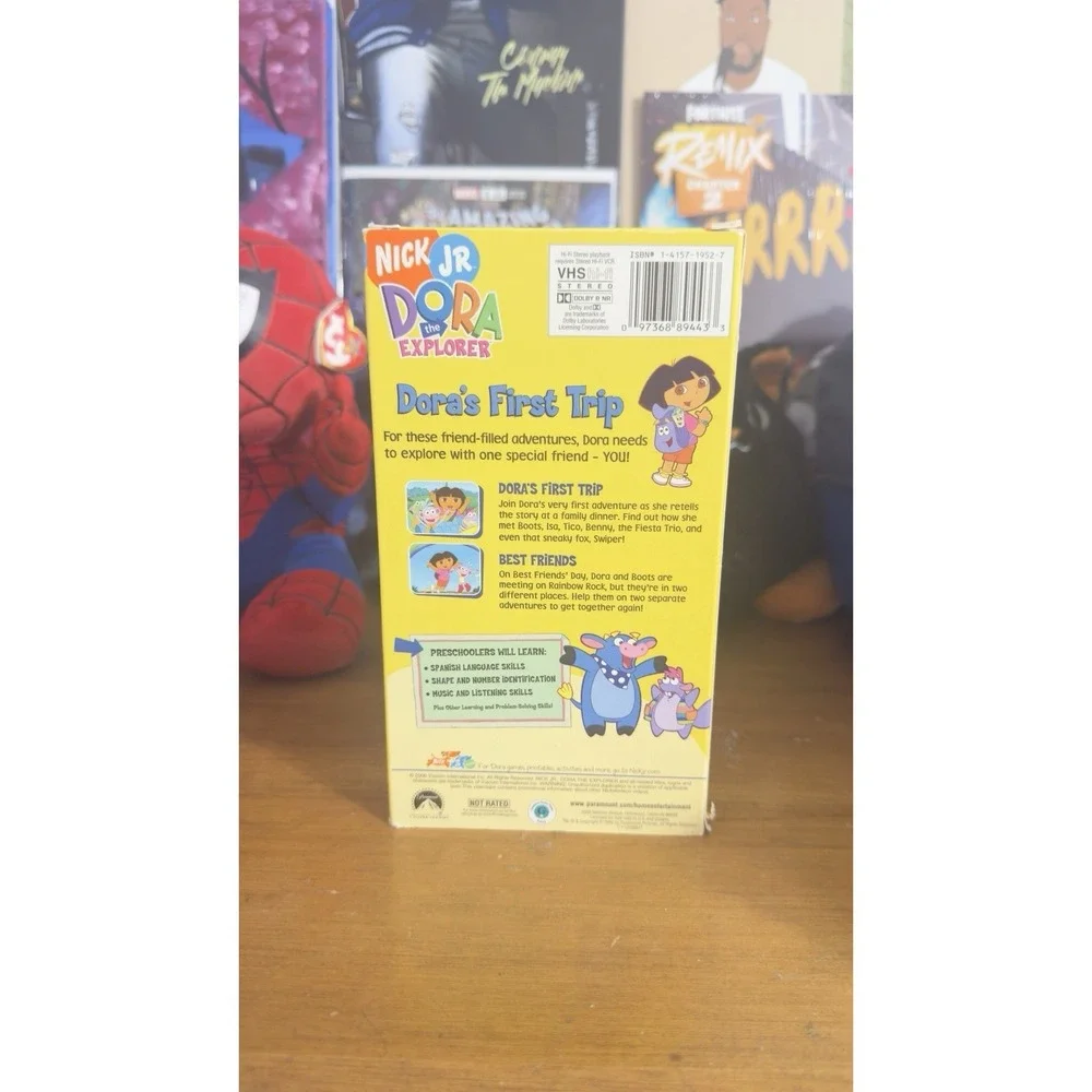 Dora the Explorer Doras First Trip VHS Tape Nick Jr Nickelodeon Vintage Show